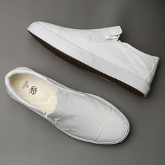 Men's Zip-Up Sneakers Casual Everyday Stylish Versatile Footwear