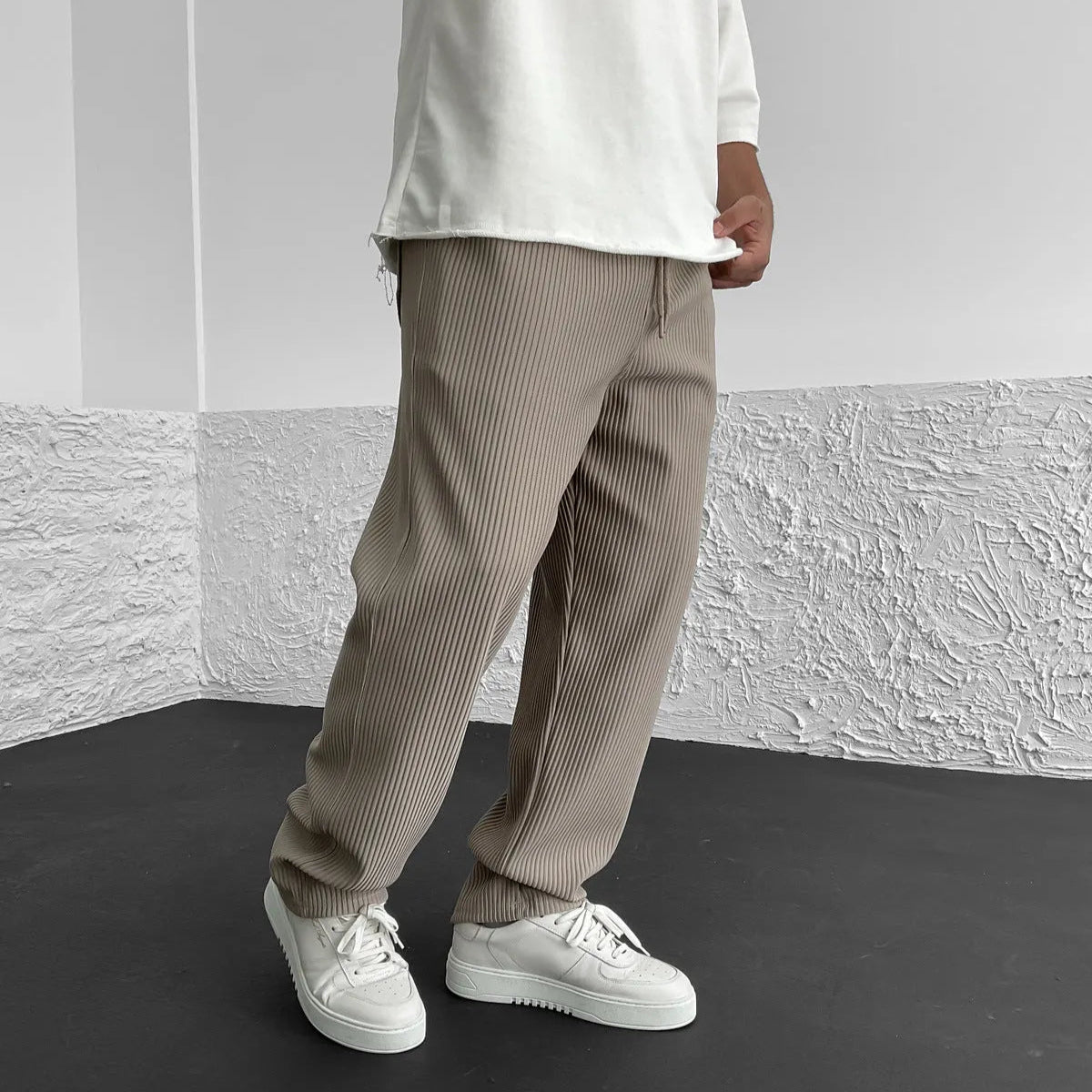 Men's Relaxed Knit Pants Casual Fit Comfortable Everyday Lounge Wear