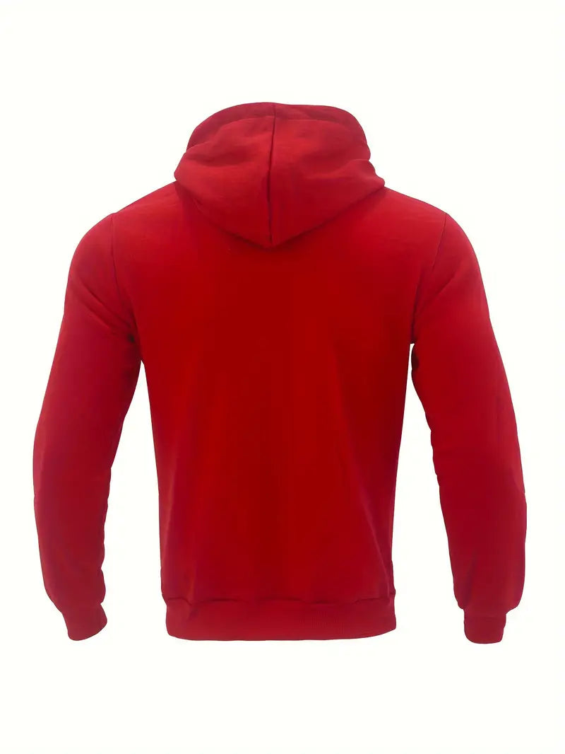 Men's Classic Thermal Hoodie Relaxed Fit Long Sleeve Casual Streetwear