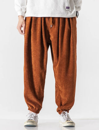 Men's Casual Corduroy Pants Relaxed Fit Straight Leg Everyday Style