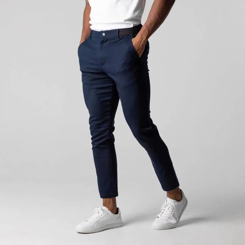 Men's Chino Pants Slim Fit Casual Everyday Versatile Stylish