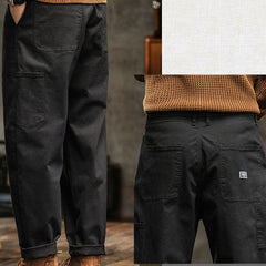 Men's Utility Cargo Pants Relaxed Fit Multi-Pocket Versatile Everyday Wear