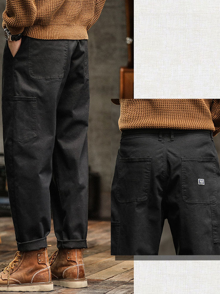 Men's Utility Cargo Pants Relaxed Fit Multi-Pocket Casual Everyday