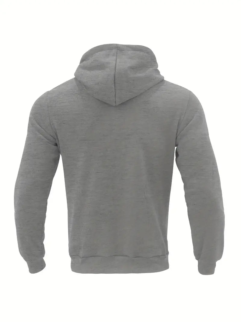Men's Classic Thermal Hoodie Relaxed Fit Long Sleeve Casual Streetwear