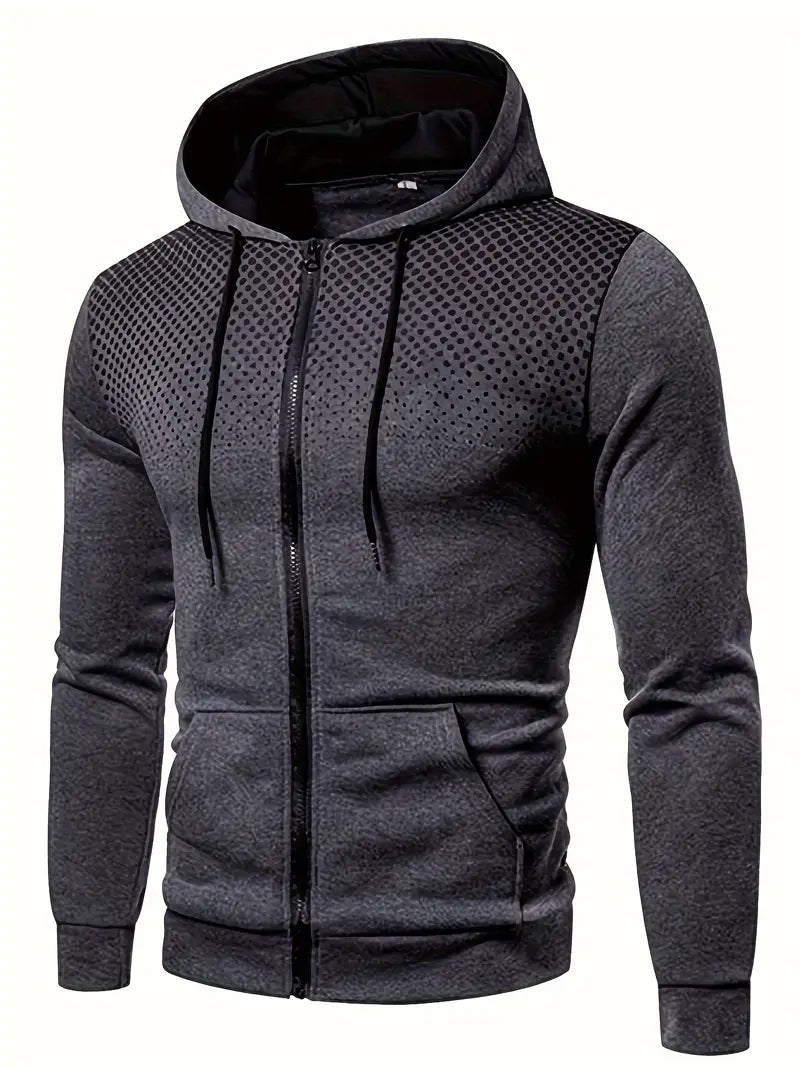 Men's Classic Thermal Hoodie Relaxed Fit Long Sleeve Casual Streetwear