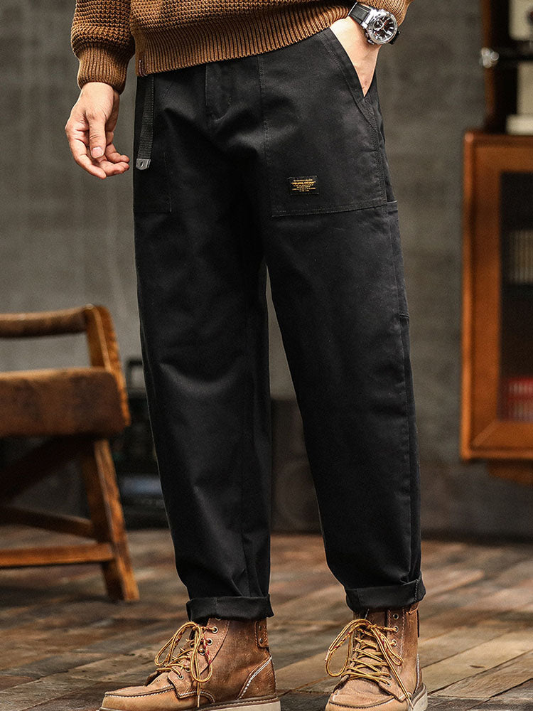 Men's Utility Cargo Pants Relaxed Fit Multi-Pocket Casual Everyday