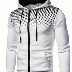 Men's Classic Thermal Hoodie Relaxed Fit Long Sleeve Casual Streetwear