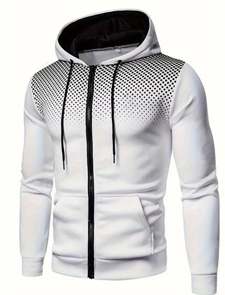 Men's Classic Thermal Hoodie Relaxed Fit Long Sleeve Casual Streetwear