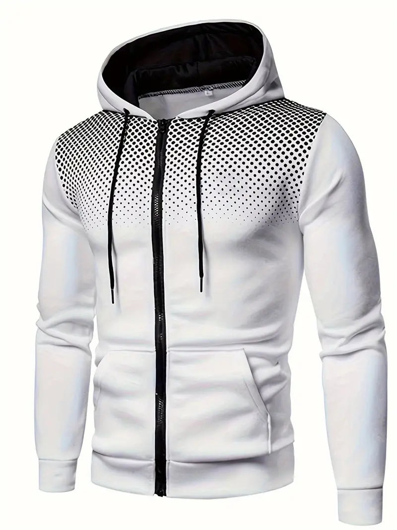 Men's Classic Thermal Hoodie Relaxed Fit Long Sleeve Casual Streetwear