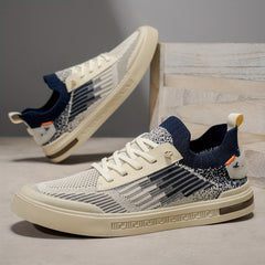 Men's Slip-On Knit Sneakers Casual Everyday Stylish