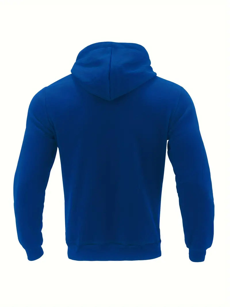 Men's Classic Thermal Hoodie Relaxed Fit Long Sleeve Casual Streetwear
