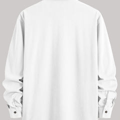 Men's Long-Sleeve Overshirt Button-Up Pocketed Casual Everyday Style