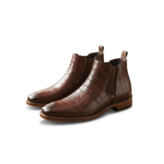 Men's Chelsea Boots Classic Ankle Height Round Toe Casual Everyday Wear