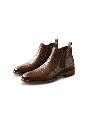 Men's Chelsea Boots Classic Ankle Height Round Toe Casual Everyday Wear