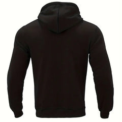 Men's Classic Thermal Hoodie Relaxed Fit Long Sleeve Casual Streetwear