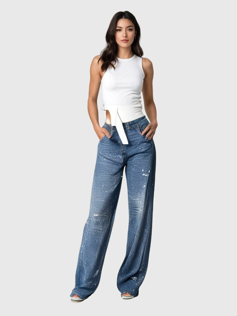 Women's Stylish High-Waisted Pants Slim Fit Versatile Everyday Wear