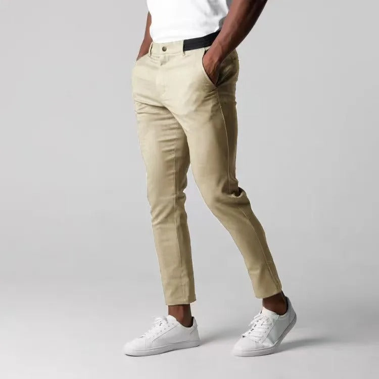 Men's Chino Pants Slim Fit Casual Everyday Versatile Stylish