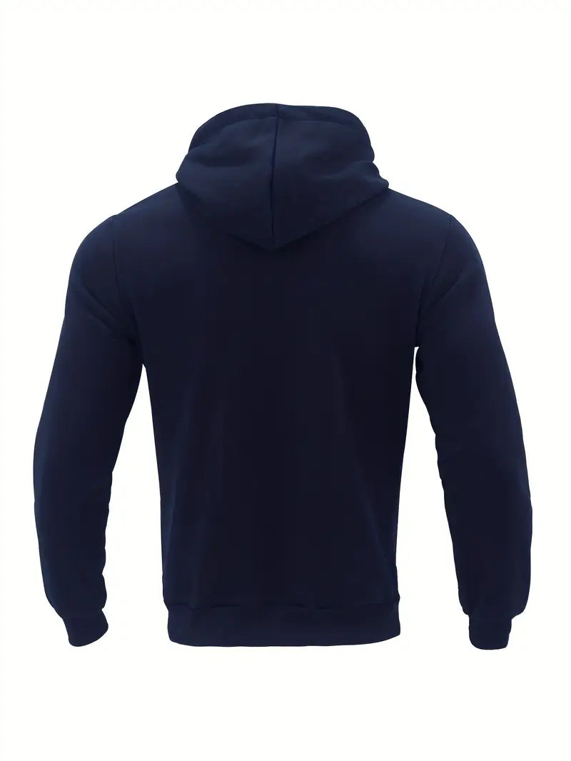 Men's Classic Thermal Hoodie Relaxed Fit Long Sleeve Casual Streetwear