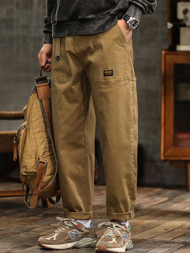 Men's Utility Cargo Pants Relaxed Fit Multi-Pocket Casual Everyday
