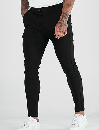 Men's Tailored Pants Slim Fit Classic Style Versatile Everyday Wear