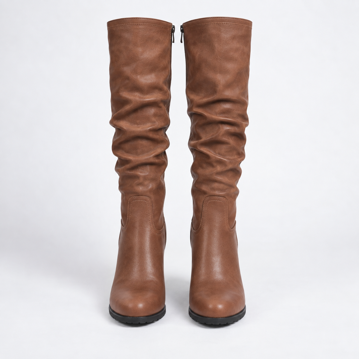 Women's Knee High Boots Block Heel Chic Stylish Everyday Footwear