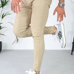 Men's Tailored Pants Slim Fit Classic Style Versatile Everyday Wear