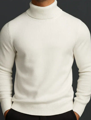Men's Turtleneck Sweater Fitted Long Sleeve Classic Casual Layering