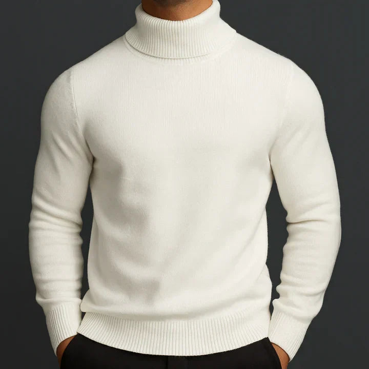 Men's Turtleneck Sweater Fitted Long Sleeve Classic Casual Layering