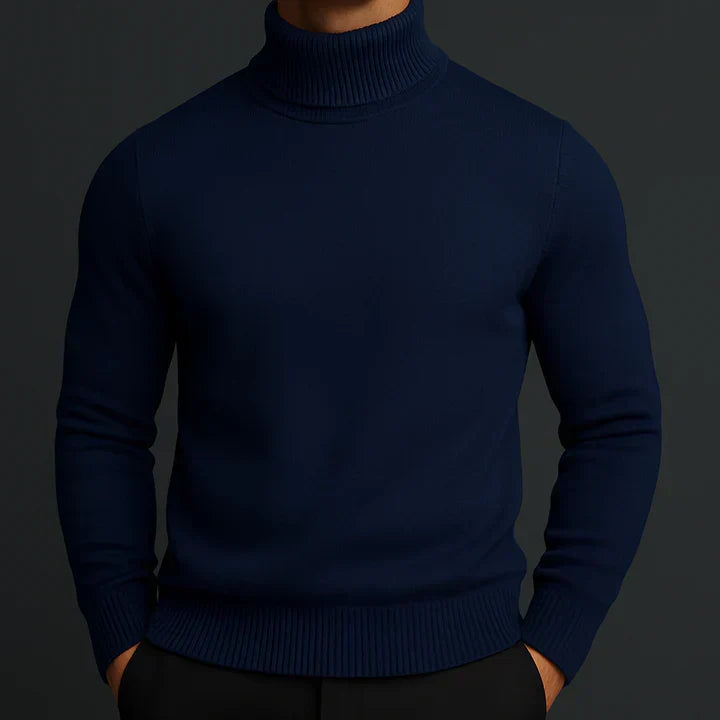 Men's Turtleneck Sweater Fitted Long Sleeve Classic Casual Layering