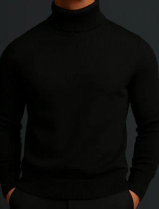 Men's Turtleneck Sweater Fitted Long Sleeve Classic Casual Layering
