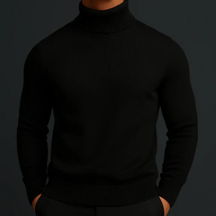 Men's Turtleneck Sweater Fitted Long Sleeve Classic Casual Layering