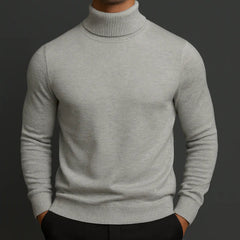 Men's Turtleneck Sweater Fitted Long Sleeve Classic Casual Layering