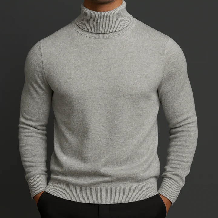 Men's Turtleneck Sweater Fitted Long Sleeve Classic Casual Layering