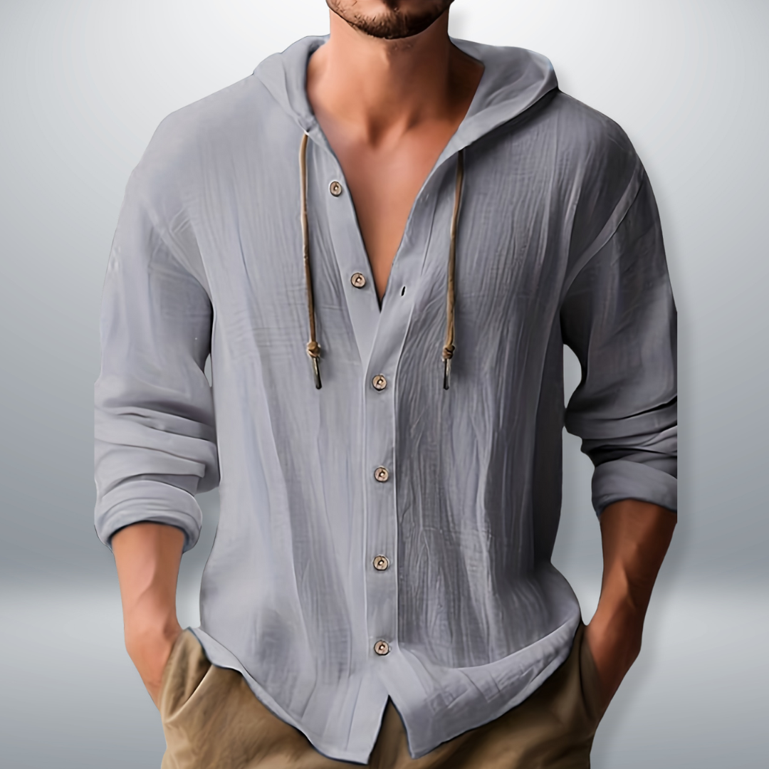Men's Casual Hoodie Relaxed Fit Long Sleeve Pullover Everyday Comfort