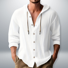Men's Casual Hoodie Relaxed Fit Long Sleeve Pullover Everyday Comfort
