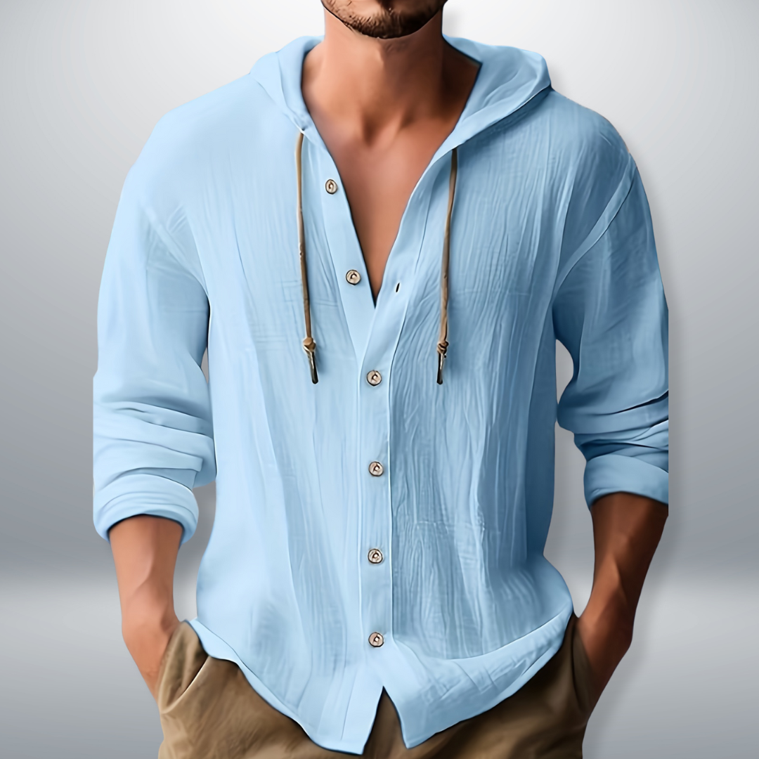 Men's Casual Hoodie Relaxed Fit Long Sleeve Pullover Everyday Comfort