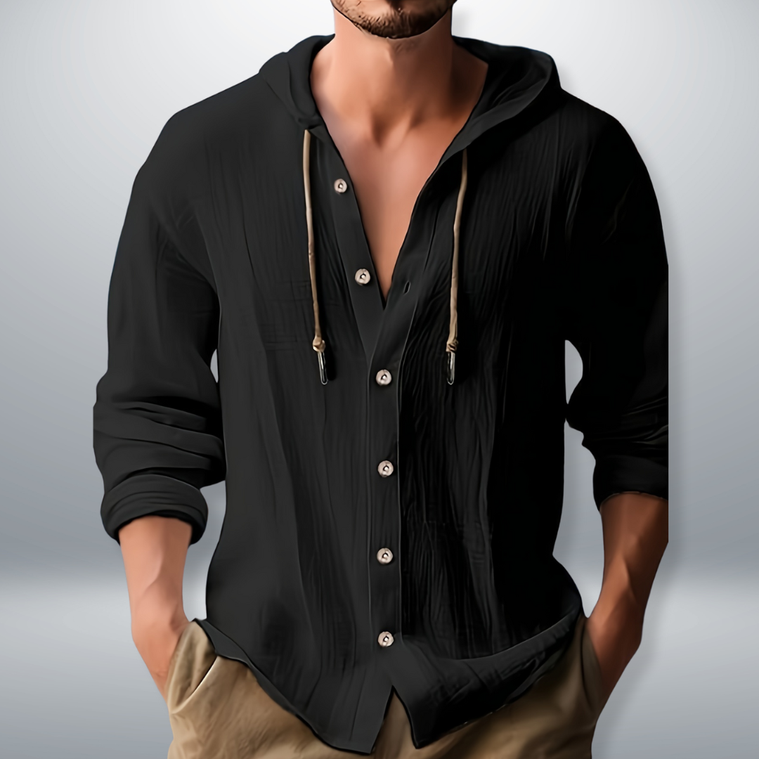 Men's Casual Hoodie Relaxed Fit Long Sleeve Pullover Everyday Comfort