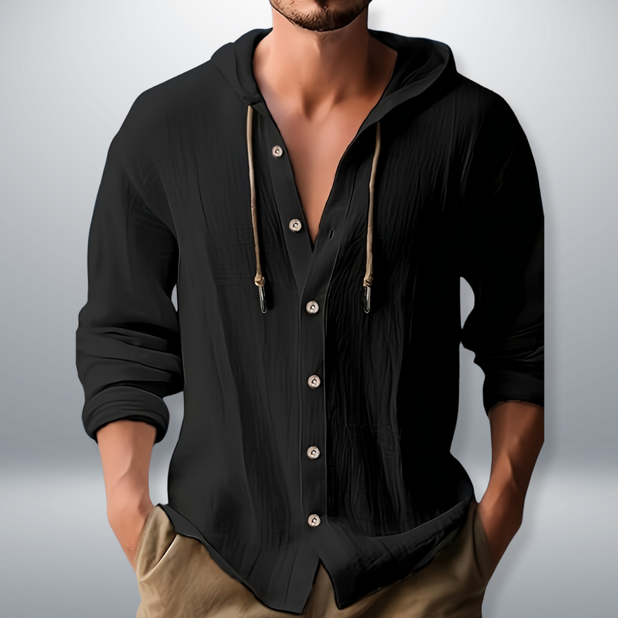 Men's Casual Hoodie Relaxed Fit Long Sleeve Pullover Everyday Comfort