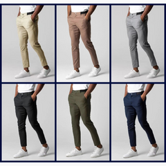 Men's Chino Pants Slim Fit Casual Everyday Versatile Stylish