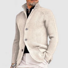 Men's Timeless Knitted Cardigan Long Sleeve Open Front Casual Layering