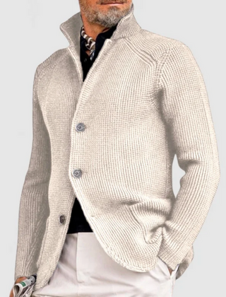 Men's Timeless Knitted Cardigan Long Sleeve Open Front Casual Layering