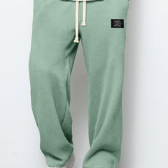 Men's Knit Pants Relaxed Fit Elastic Waist Casual Everyday Wear