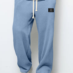 Men's Knit Pants Relaxed Fit Elastic Waist Casual Everyday Wear
