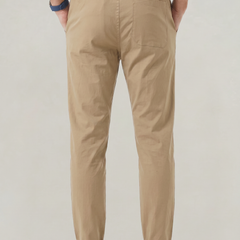 Men's Stretch Fit Casual Pants Elastic Waist Everyday Versatile Wear