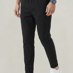 Men's Stretch Fit Casual Pants Elastic Waist Everyday Versatile Wear