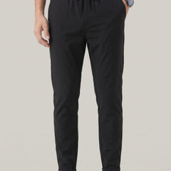 Men's Stretch Fit Casual Pants Elastic Waist Everyday Versatile Wear