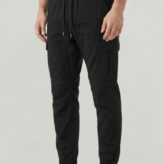 Men's Slim Fit Cargo Pants Utility Pockets Versatile Everyday Casual