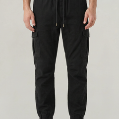 Men's Slim Fit Cargo Pants Utility Pockets Versatile Everyday Casual