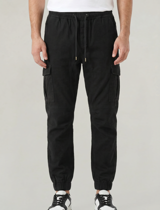 Men's Slim Fit Cargo Pants Utility Pockets Versatile Everyday Casual
