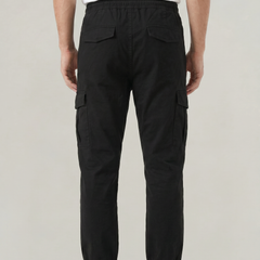 Men's Slim Fit Cargo Pants Utility Pockets Versatile Everyday Casual